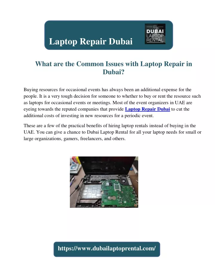 laptop repair dubai