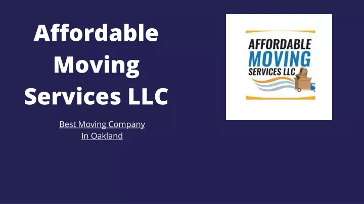 affordable moving services llc