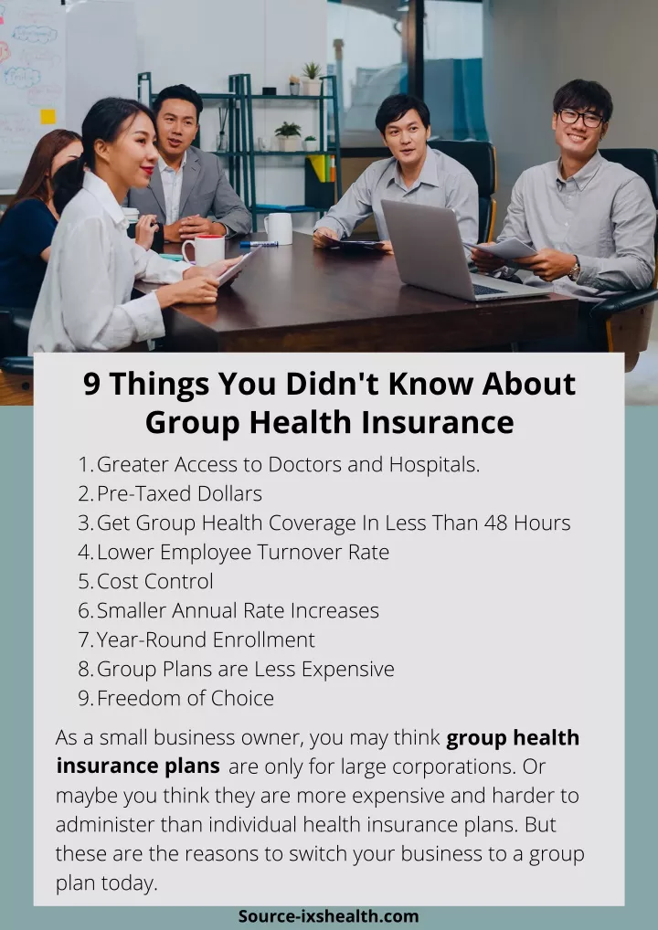 9 things you didn t know about group health