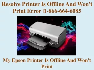 resolve printer is offline and won t print error