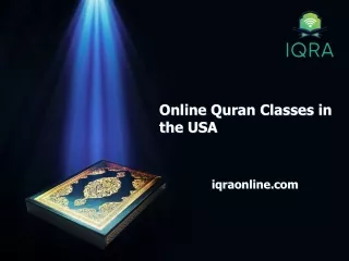 Online Quran Classes in the USA - iqraonline.com