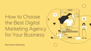 How to Choose the Best Digital Marketing Agency for Your Business