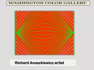 Richard Anuszkiewicz artist