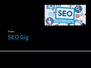 SEO Gig Fiverr