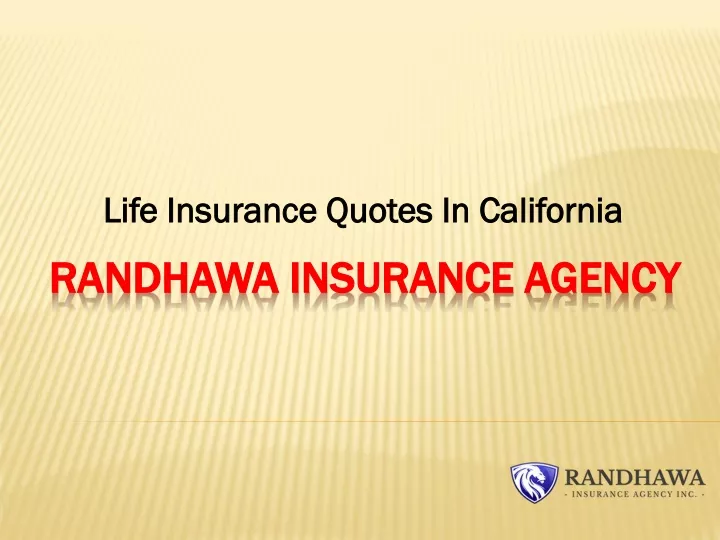 life insurance quotes in california