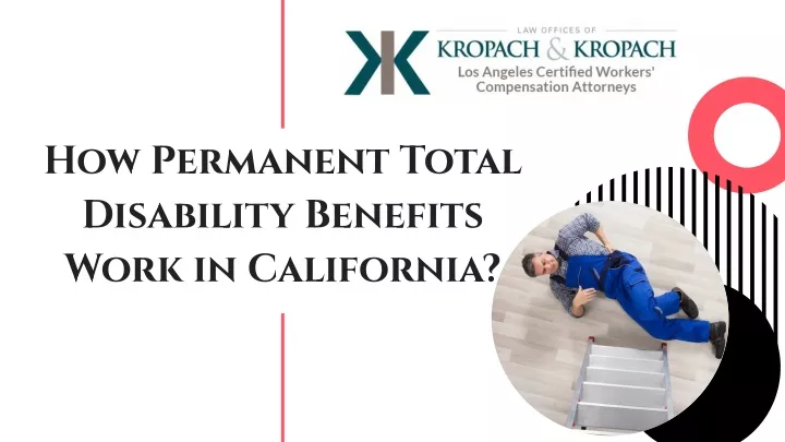 how permanent total disability benefits work