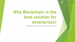 Integrating Blockchain technology in enterprises