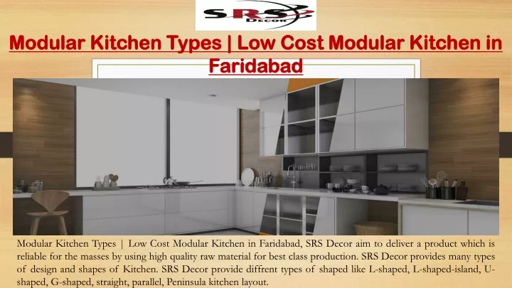 modular kitchen types low cost modular kitchen in faridabad