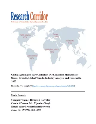 global automated fare collection afc system