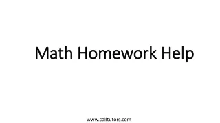 help on my math homework