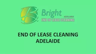 End of Lease Cleaning Service in Adelaide