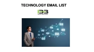 Technology Email Database