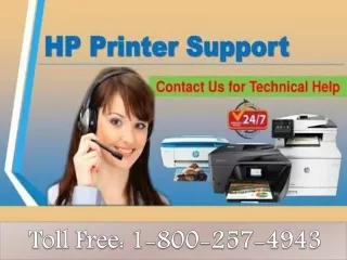 HP Printer Support 1-800-257-4943