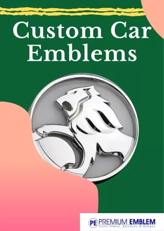custom car emblems