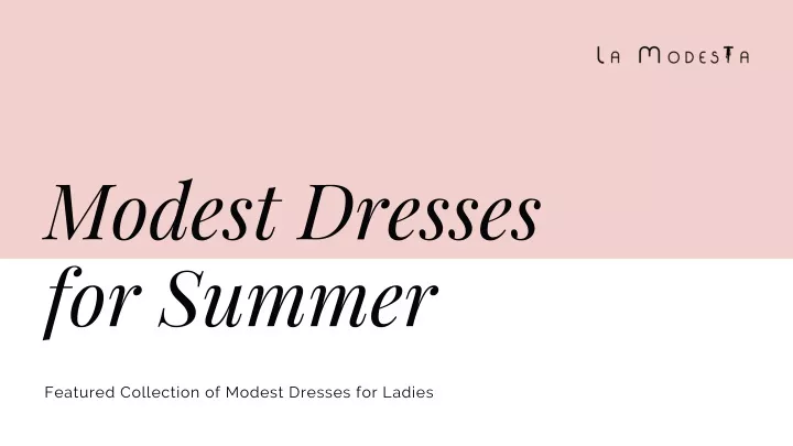 modest dresses for summer