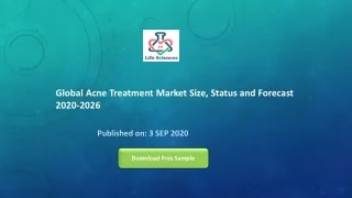 Global Acne Treatment Market Size, Status and Forecast 2020-2026