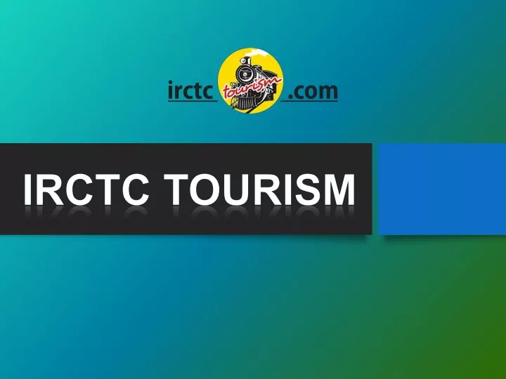 irctc tourism