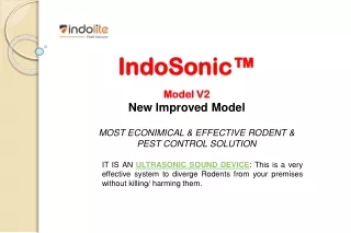 IndoSonic™ -  Pest Repellent | Ultrasonic Sound Device