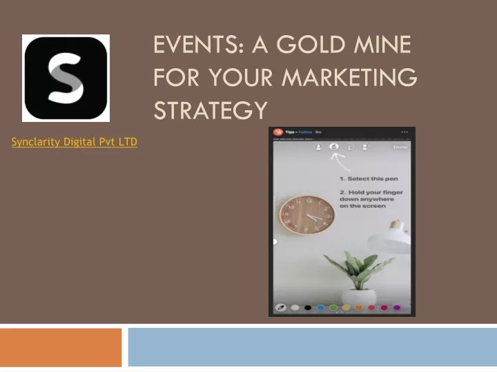 events a gold mine for your marketing strategy