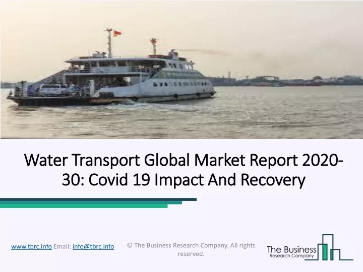 water water transport global transport global