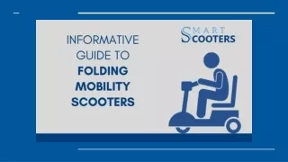 Informative Guide to Folding Mobility Scooters – Making Transport Easy and Comfortable