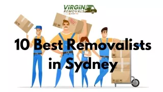10 Best Removalists in Sydney