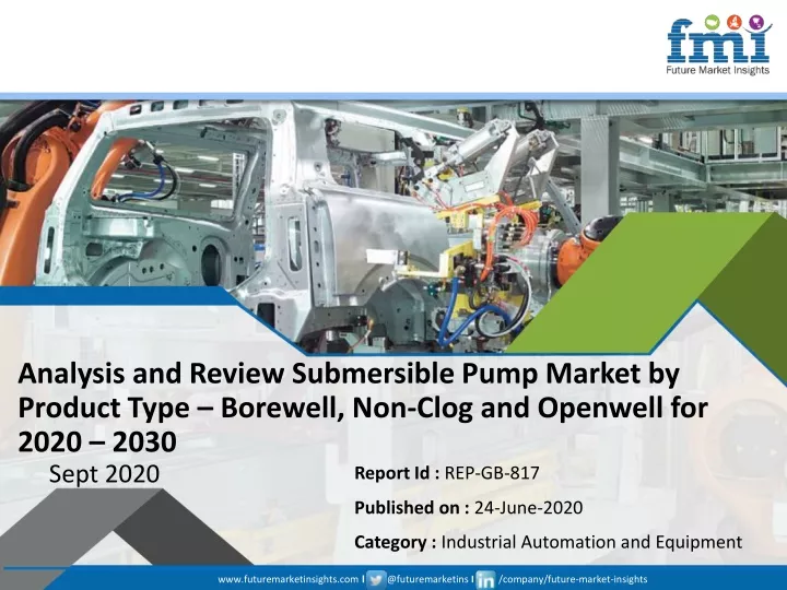 analysis and review submersible pump market