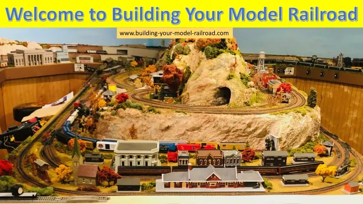 welcome to building your model railroad