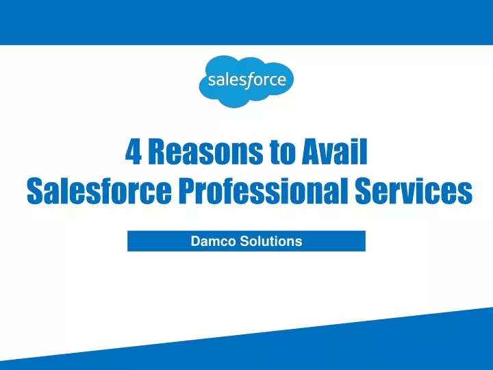 4 reasons to avail salesforce professional