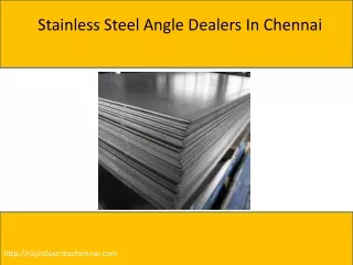 Stainless Steel Angle Dealers In Chennai