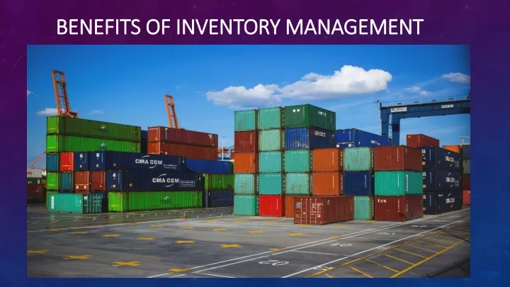 benefits of inventory management
