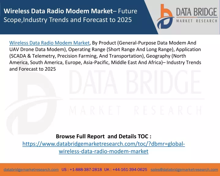 wireless data radio modem market future scope