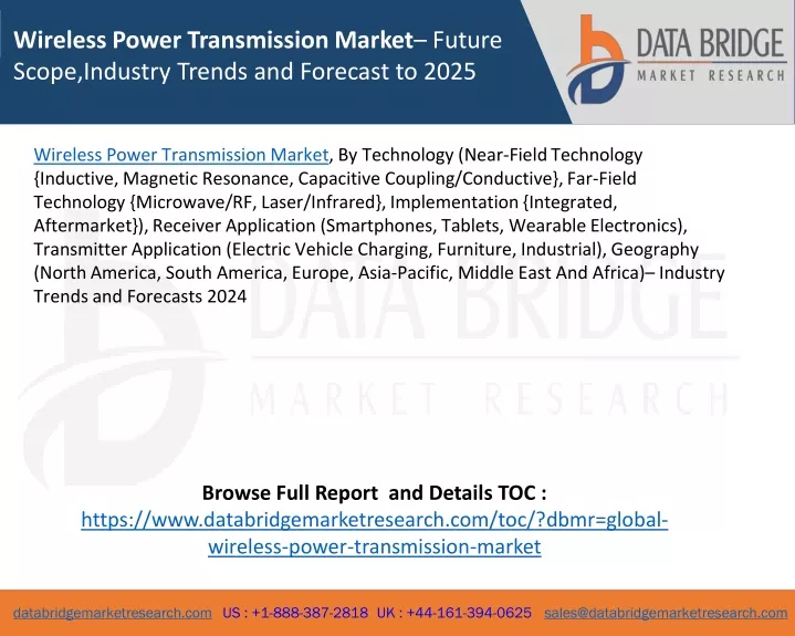 wireless power transmission market future scope