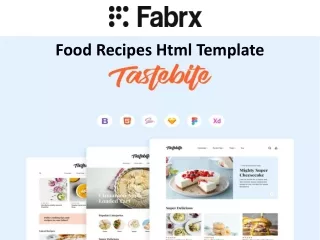 food recipes html template
