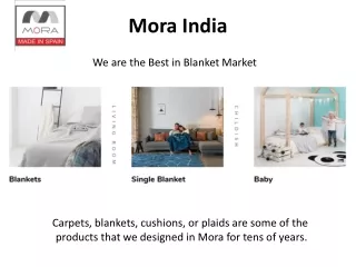 Buy Mora India Gold Blanket