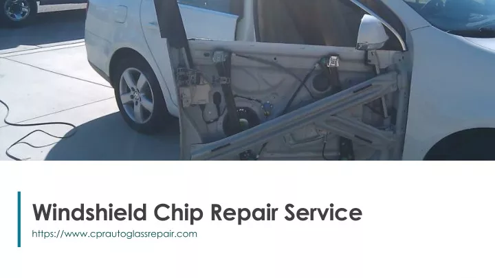 windshield chip repair service