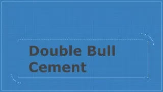 double bull cement