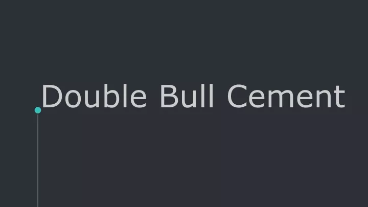 double bull cement