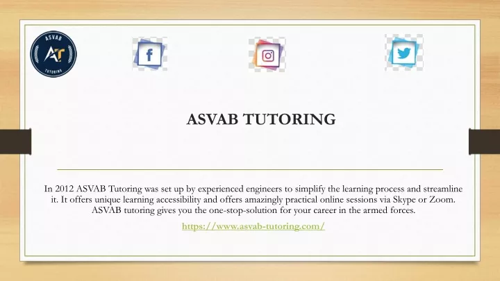 asvab tutoring