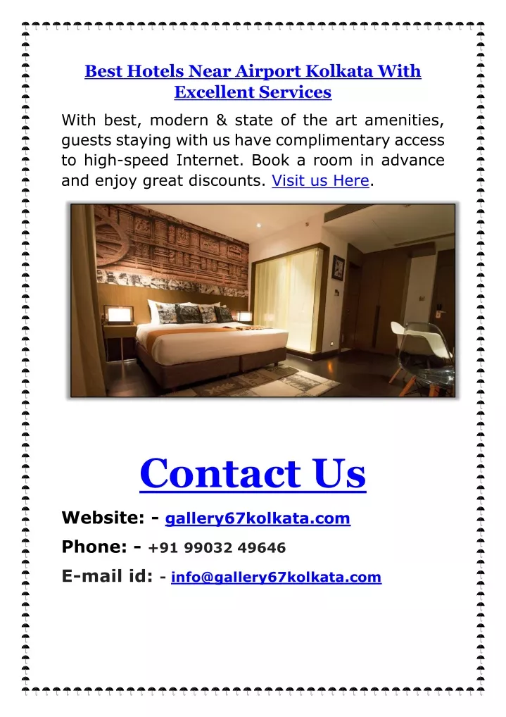 best hotels near airport kolkata with excellent