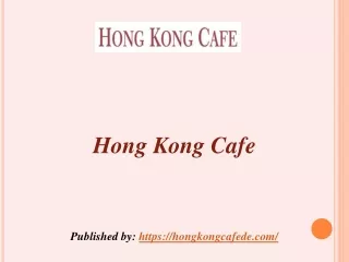 Hong Kong Cafe