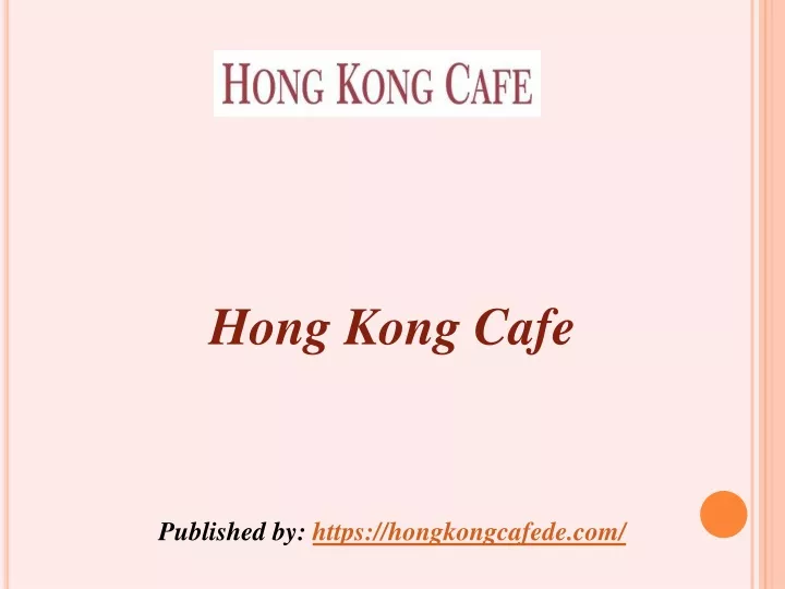 hong kong cafe published by https hongkongcafede