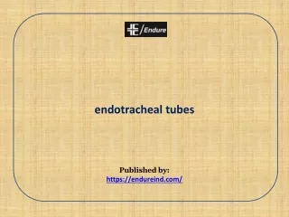 endotracheal tubes