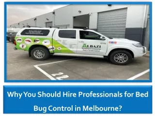 Bed Bug Control in Melbourne