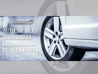 audi a3 s3 8v 4g0943021 led number plate lights