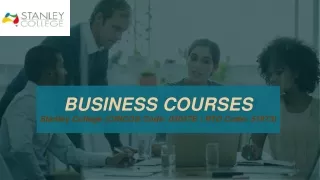 Become a corporate leader with our Business courses