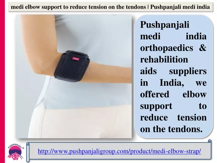 medi elbow support to reduce tension