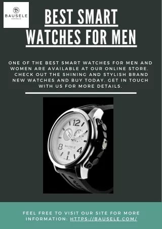 The Best Smartwatches for Men