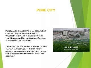 Maharashtra today - Pune City.
