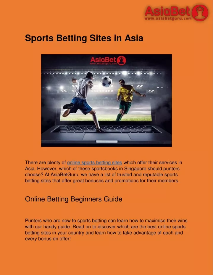 sports betting sites in asia